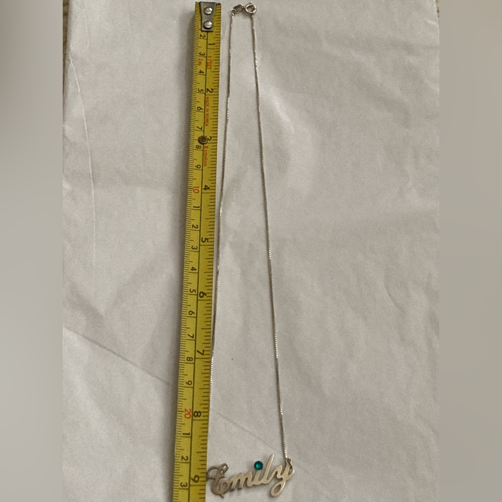 Emily Sterling necklace Silver 18” - Picture 9 of 9